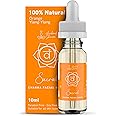 Sacral Chakra Facial Serum Essential Oil Blend, Natural & Organic Moisturizing Serum for Face with Sunflower, Argan, Apricot, Rosemary, Lavender Oils for Spiritual Journey, Peace, Deeper Connection