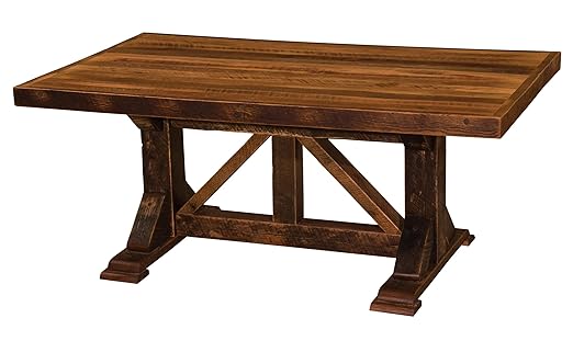 Amazon Com Barnwood Homestead Dining Table Custom Top Antique