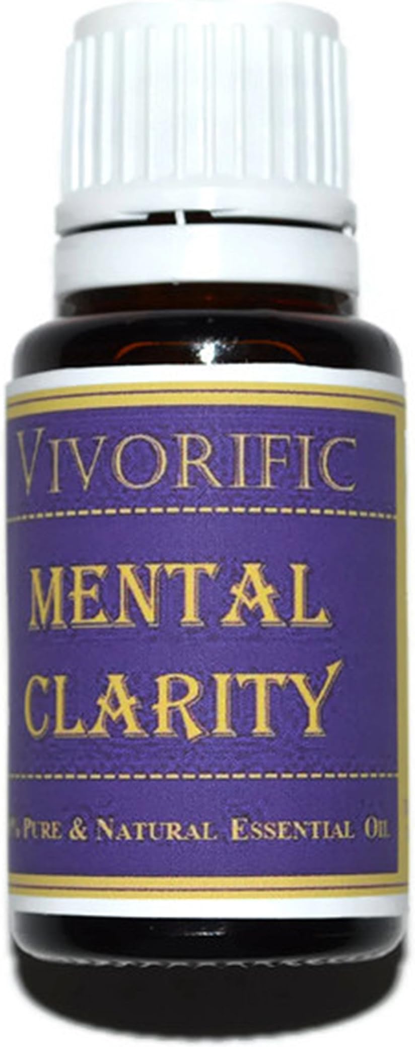 Vivorific Mental Clarity Essential Oil, Therapeutic Grade, Pure/Natural, Enhancing Memory