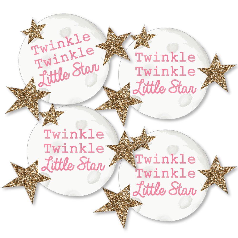 Amazon Com Pink Twinkle Twinkle Little Star Moon And Star