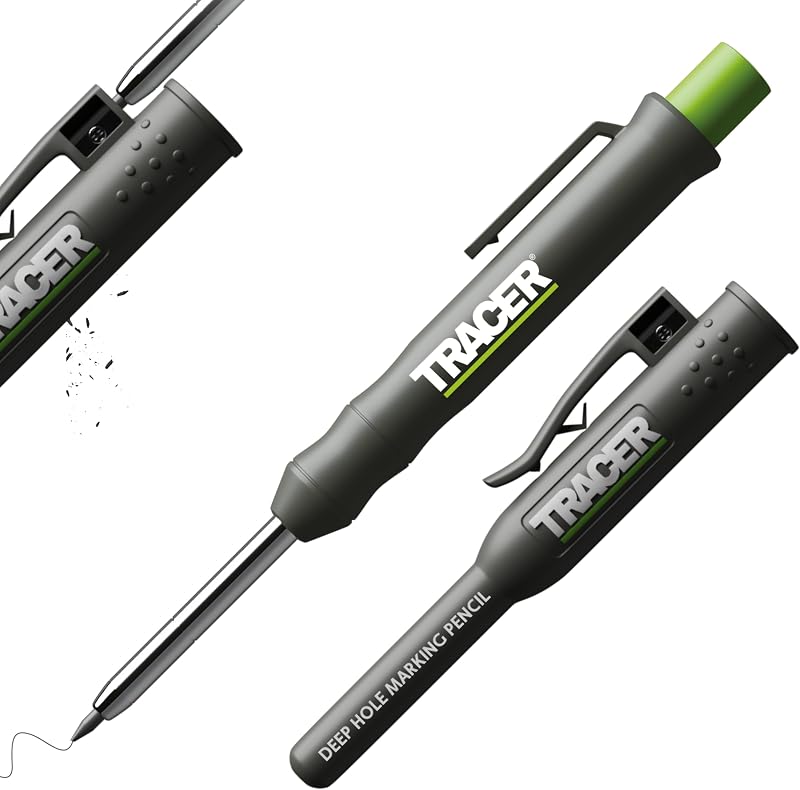 Tieflochmarker Bleistift – Ausziehbarer Baustift 2B, 120mm — Foto 1 von 7
