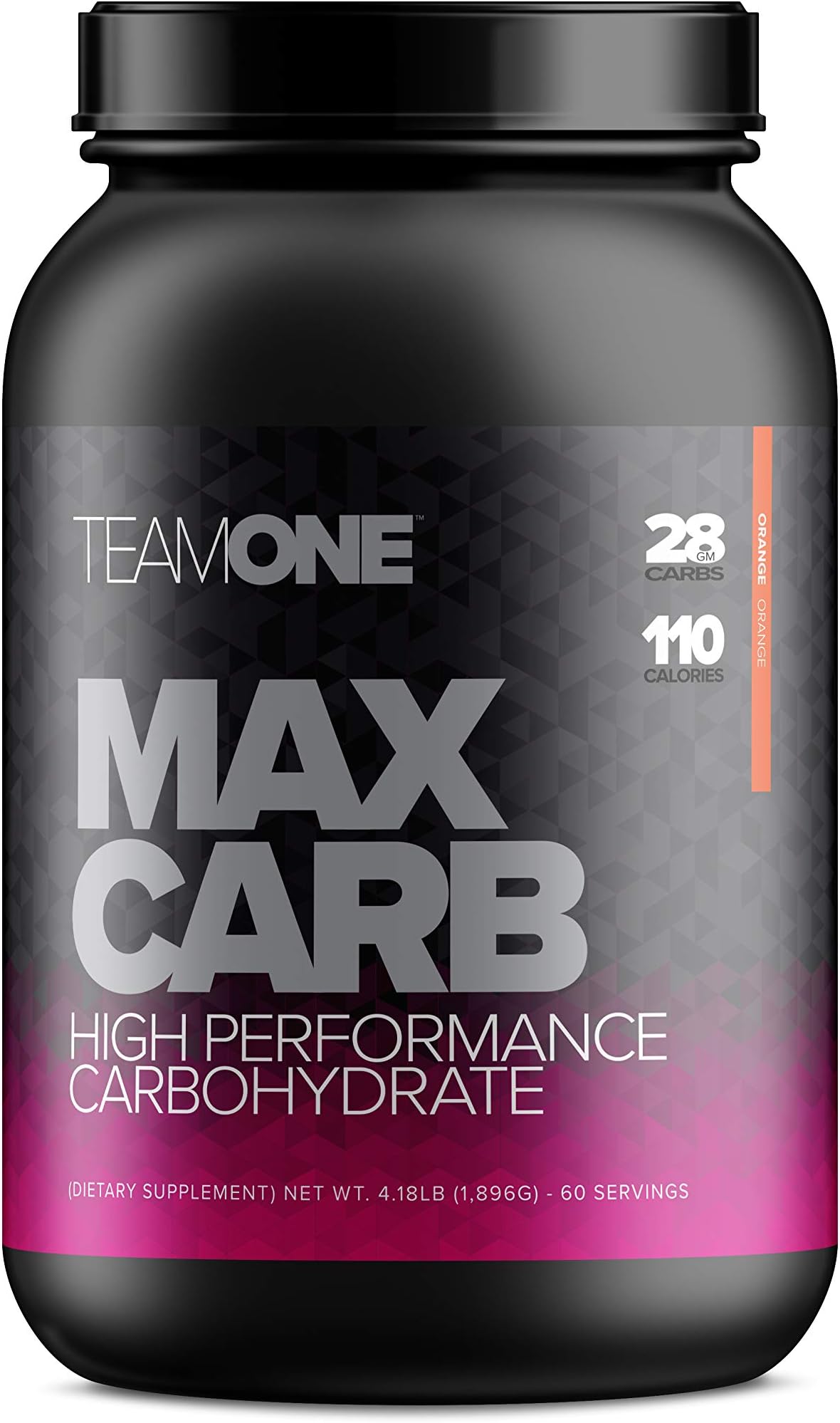 TEAM ONE Max Carb High Performance Carbohydrate - Orange