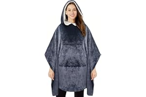 Smart EMF Wearable Hooded Blanket for Adults, 5G, Wearable Faraday Blanket, RF Shielding, WiFi Blocker, EMF Clothing
