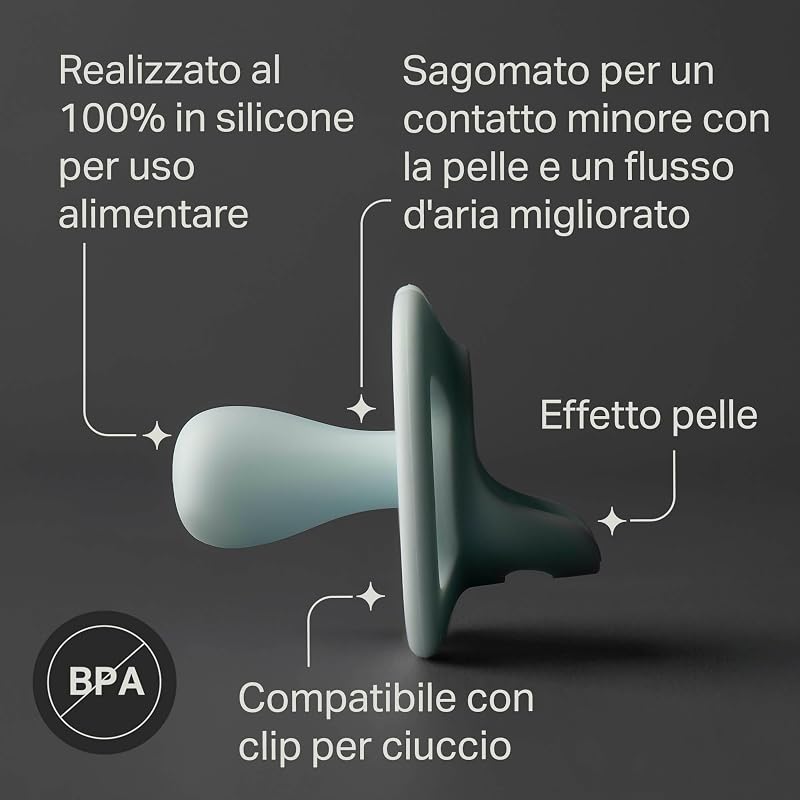 Ciuccio Ultra-light StayPut, 6-18 Mesi