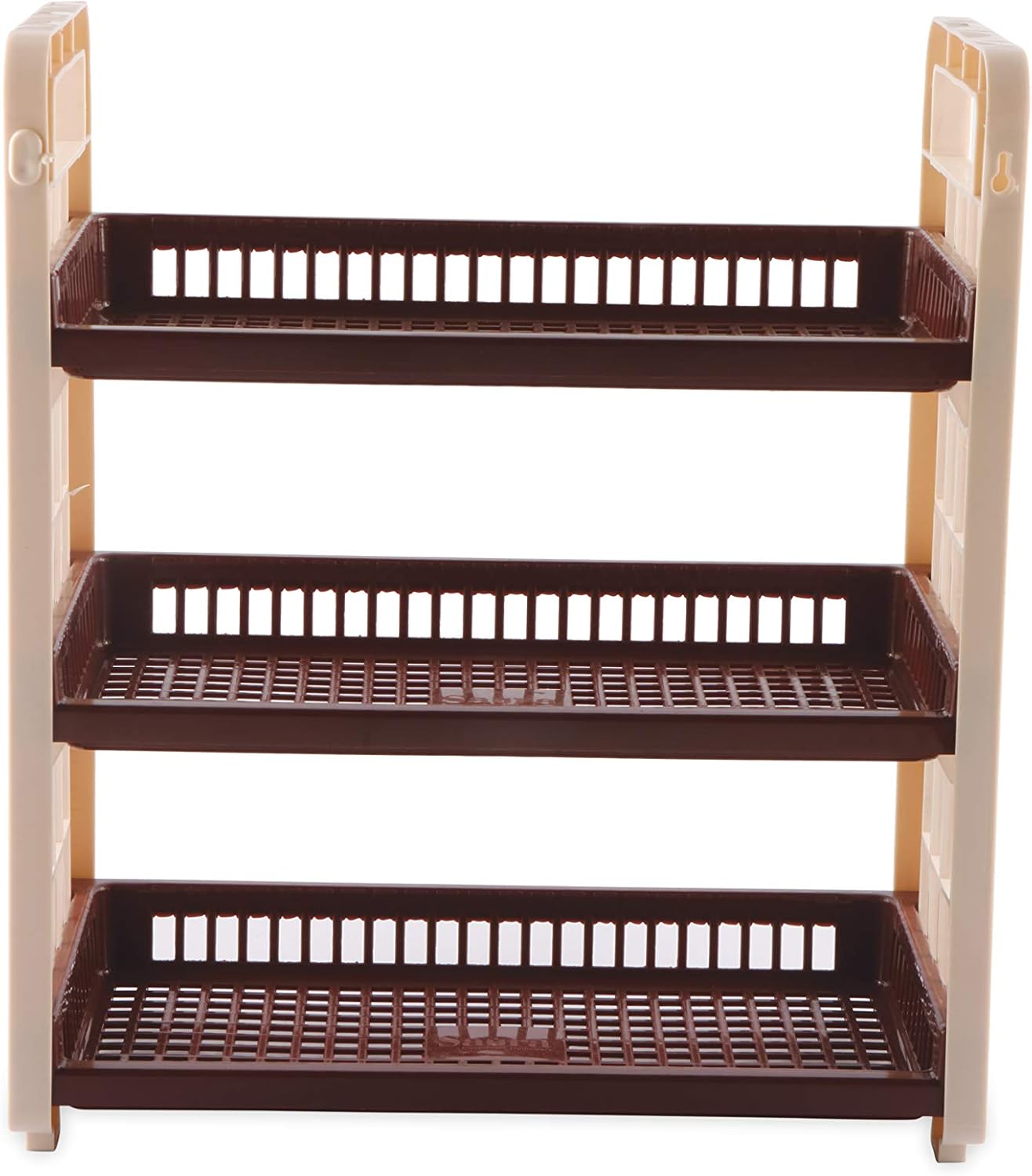 BMS Lifestyle MultiUtility 3 Tier Kitchen Rack (Brown) Amazon.in