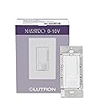 Lutron Maestro 0-10-Volt Dimmer Sensor Switch, 8A, 120-277-Volt/Single-Pole or 3-Way, Neutral Wire Optional, MS-Z101-WH, White