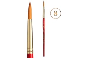 Princeton Best Synthetic Sable Pinceau aquarelle et acrylique rond 8 (4050R-8)