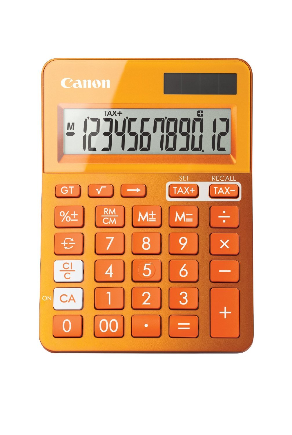 Canon LS-123K Calculator (Orange) - 12-digit display with tax function
