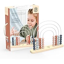 Hello! Zippy 知育玩具 World Family Amazon.com: Speedy Monkey Wooden Roller Abacus Toy, Colorful