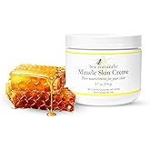 Bee Naturals Miracle Skin Creme - All-Natural Hydrating Cream for Full body - Pure Nourishment with Olive Oil, Beeswax & Coconut Oil - Loved globally for Versatility & Trusted by Generations (4 oz)