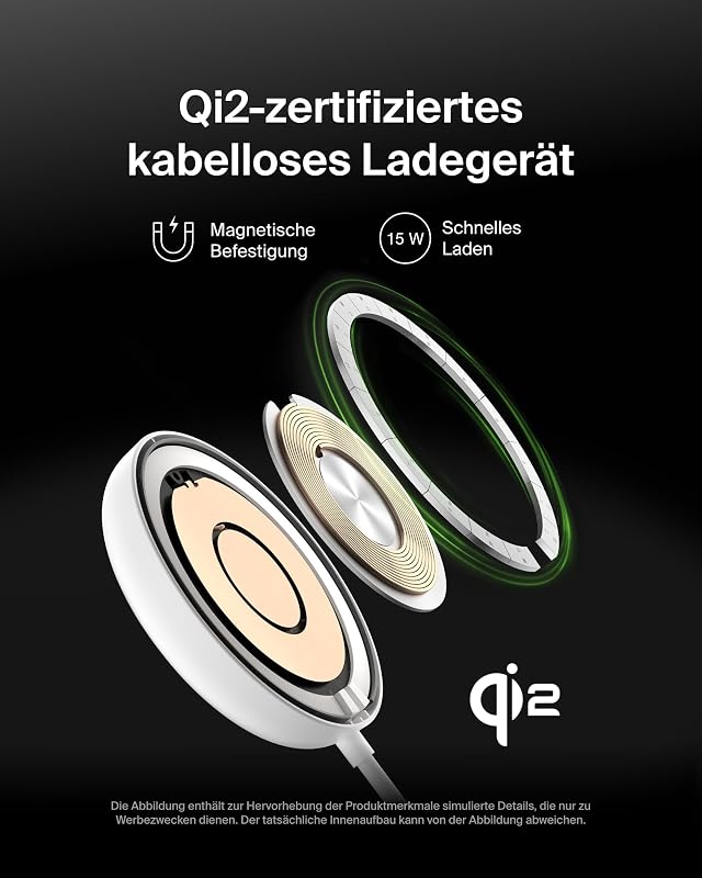 BoostCharge Pro Kabelloses Ladegerät Magnetisch, 15W mit Ständer