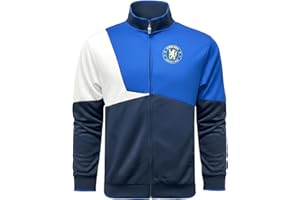 Icon Sports Chelsea Track Jacket – Adult Sizes, Official Chelsea FC Zip-Up Training Jacket