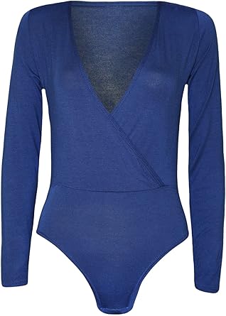 long sleeve wrap bodysuit
