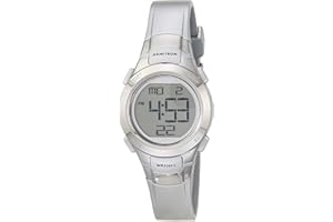 Armitron Sport Women's 45/7012SIL Digital Chronograph Silver-Tone Resin Strap Watch