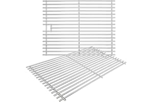 Unidanho 17 Inches Cooking Grates for Nexgrill 720-0830H Replacement Parts 720-0783E 720-0783C 720-0888 4 Burner Gas Grill Grate Stainless Steel Cooking Grids