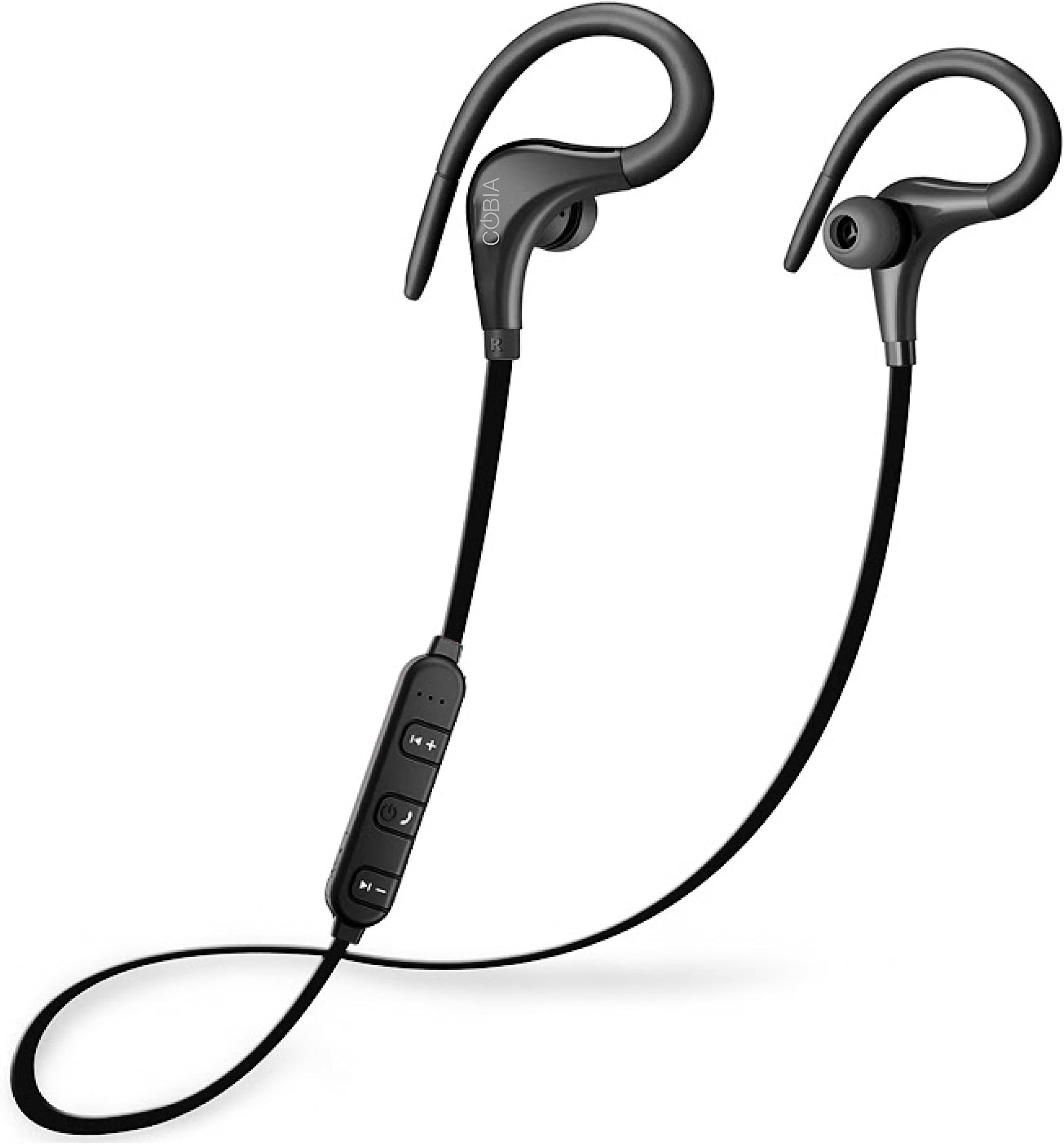 COBIA Legacy 1 Wireless Sports Headphones Anti-Sweat Earphones Bluetooth 4.1 (Black)