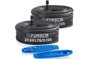 2 Pcs 27.5" Bike Tubes 27.5x1.75/2.125 AV Schrader Valve 47/57-584 27.5" Bicycle Tubes Compatible with 27.5 X 1.75 27.5 X 1.9