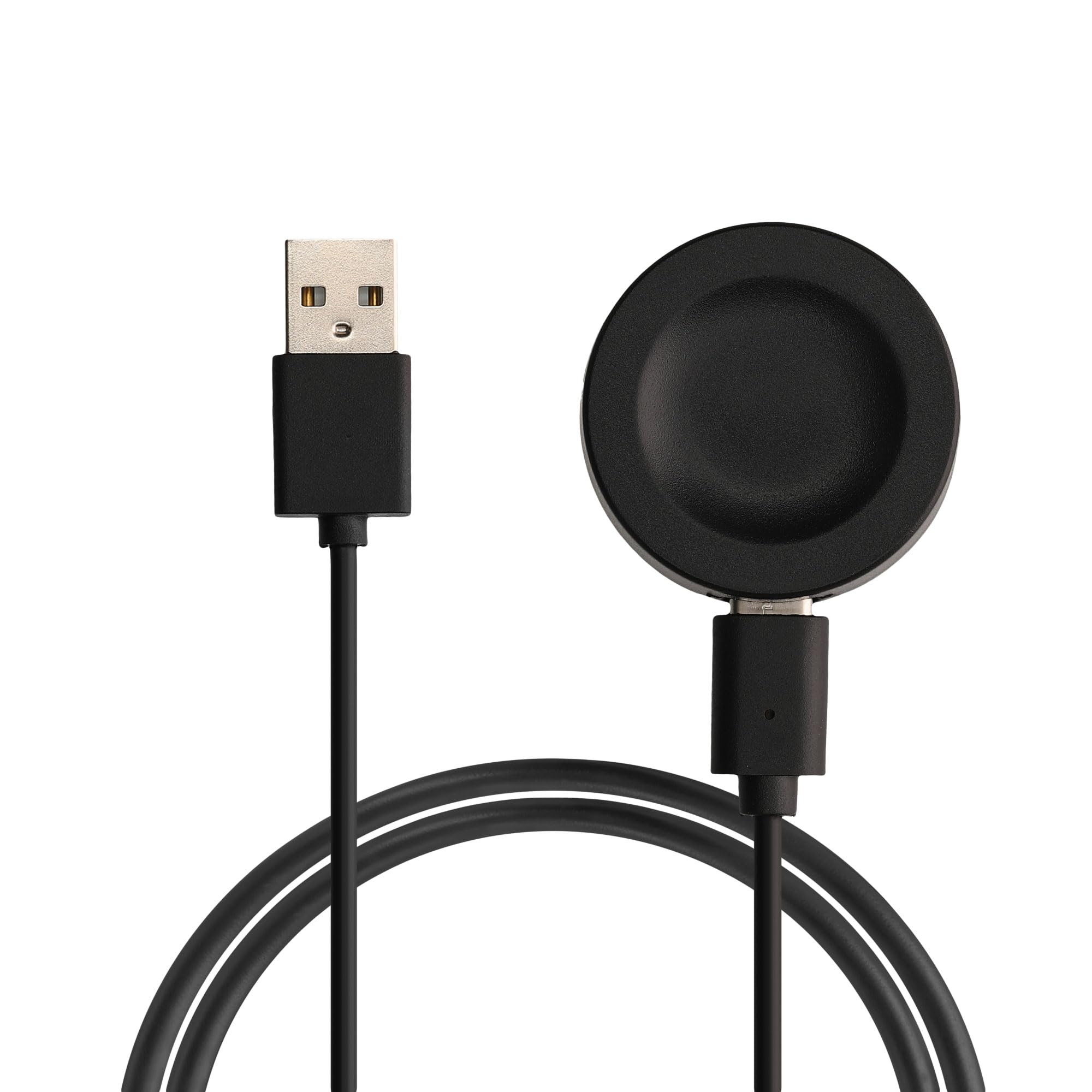 kwmobile Charger Compatible with Huawei Watch Ultimate / GT3 SE / GT2 Pro/Watch 3 - Charger USB-C Cable for Charging Smart Watch - Black