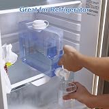 VIDETOL 3L Fridge Water Dispenser Tap 2 Pack PETG Clear Office Home Beach view 4