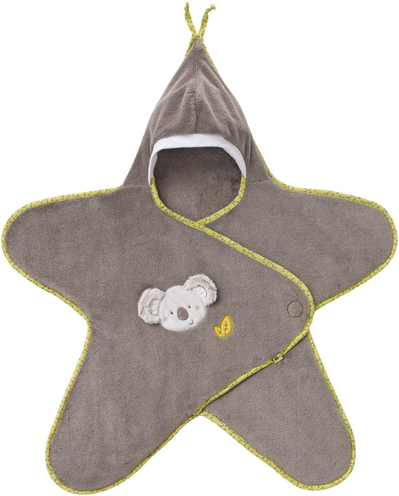 Fehn 064209 Einschlagdecke Koala – Kuschelige Decke zum Mitnehmen für Babys von 0-6 Monaten – Maße: 70 x 80 cm
