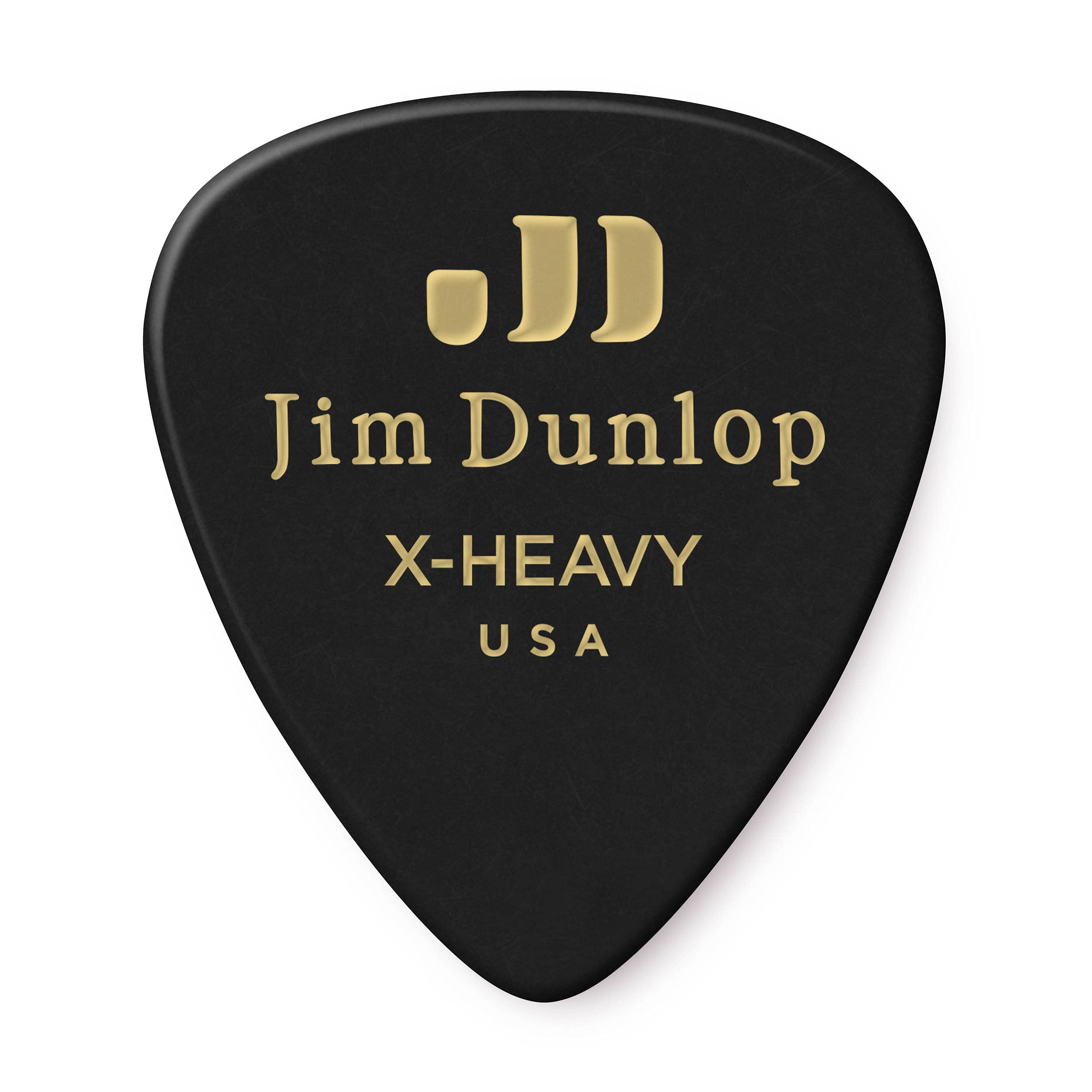Jim Dunlop 483P03XH Extra Heavy Celluloid Pick Player - Black (Pack of 12)