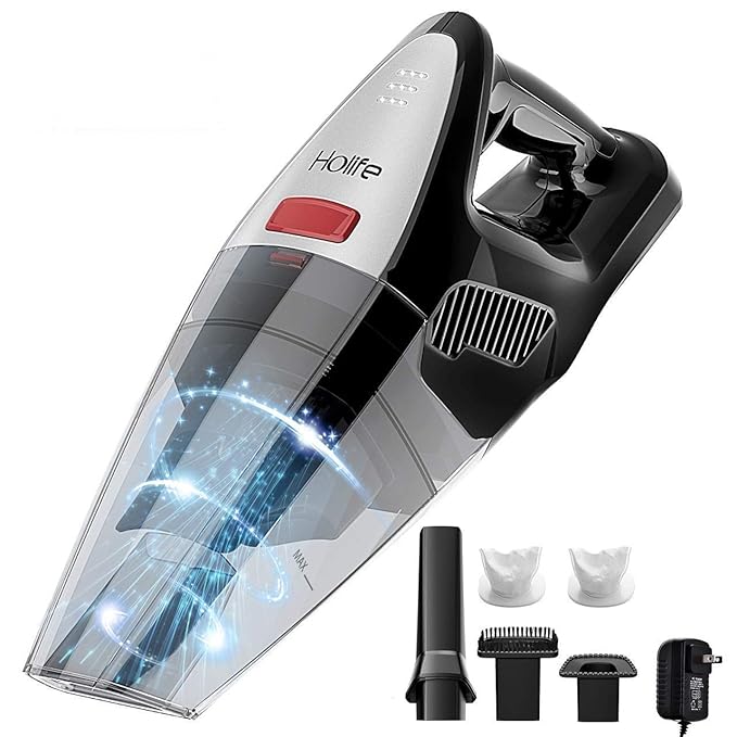 Holife Handheld Vacuum Cordless Ergonomic, 8000PA Suction Wet Dry