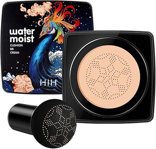 Amazon Co Jp クリーム クッションリキッドファンデーション マッシュルームヘッドエアクッションccクリーム ハイカバレッジ エアクッションファンデーションマッシュルームヘッドパフ付きの長持ちするナチュラルカバーメイクアップ化粧品ツール ナチュラルと