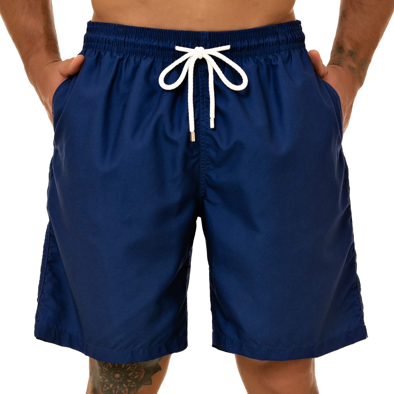 KAILUA SURF Big and Tall Mens Swim Trunks, 9" Mens Designer Bathing Suit Boardshorts