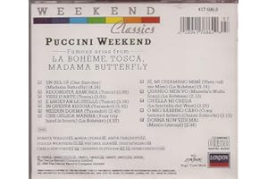 Puccini Weekend: Famous Arias from La Bohème, Tosca, Madama Butterfly