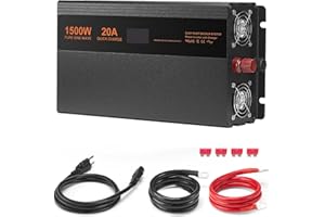 Uargd Sump Pump Battery Backup System, 1500W, Automatically Switches to Battery Power for Continuous Operation, Pure Sine Wav