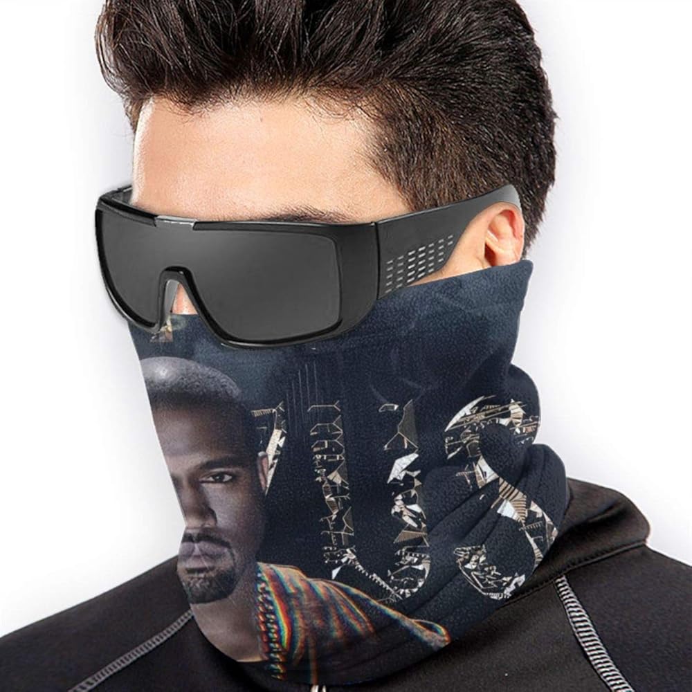 Kanye West Yeezus Face Cover Scarf Neck Gaiter Multifunctional Headwrap Motorcycle Balaclava At Amazon Men S Clothing Store