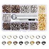 Meikeer Metal Grommets Kit 3/16 inch 400Pcs Metal