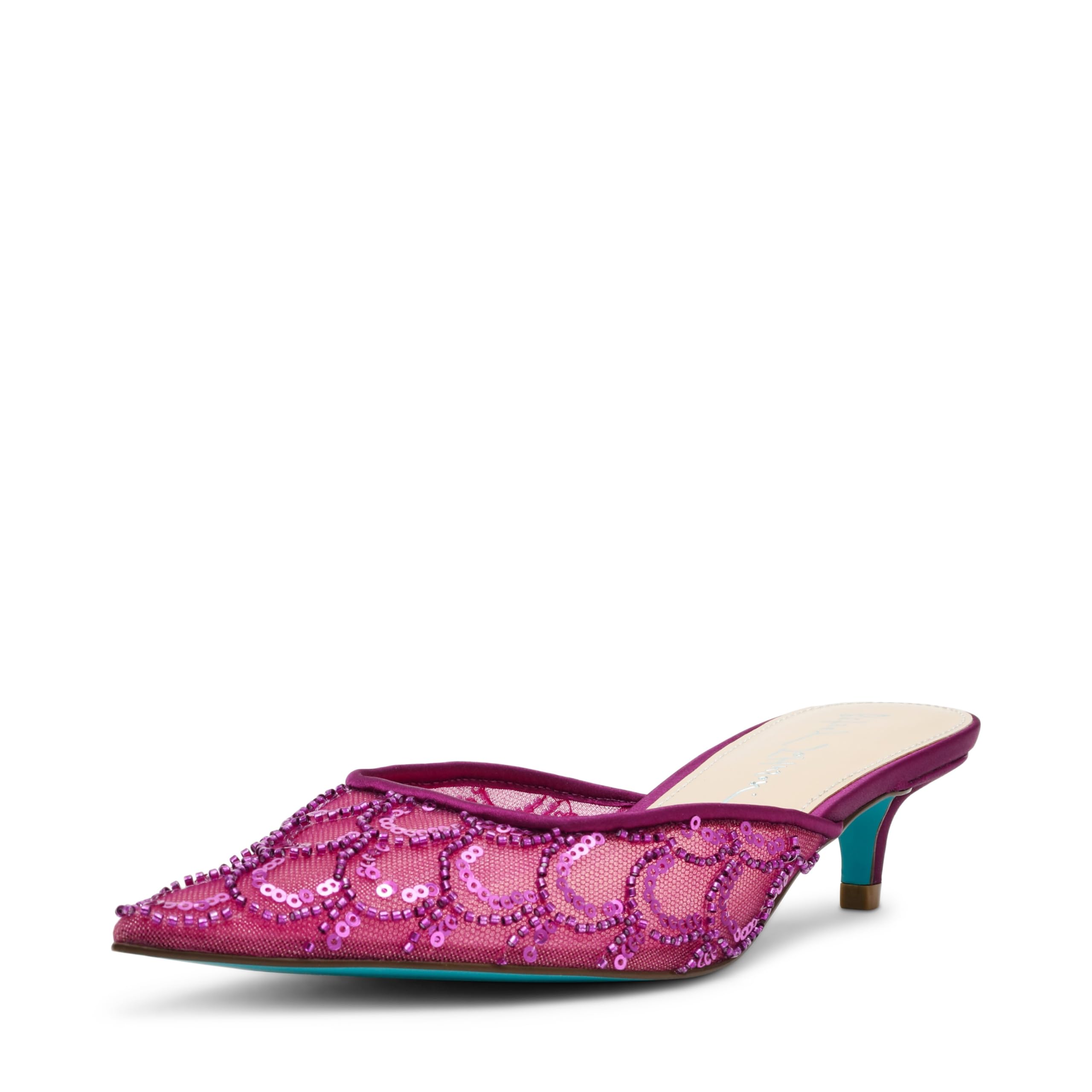 Betsey Johnson Women’s Ellis Pump, Oxblood, 7
