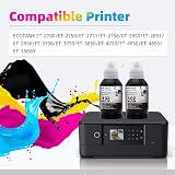 JoyPrinting 102 Ink Bottle Replacement for Epson EcoTank 2-Pack Black 127ml view 2