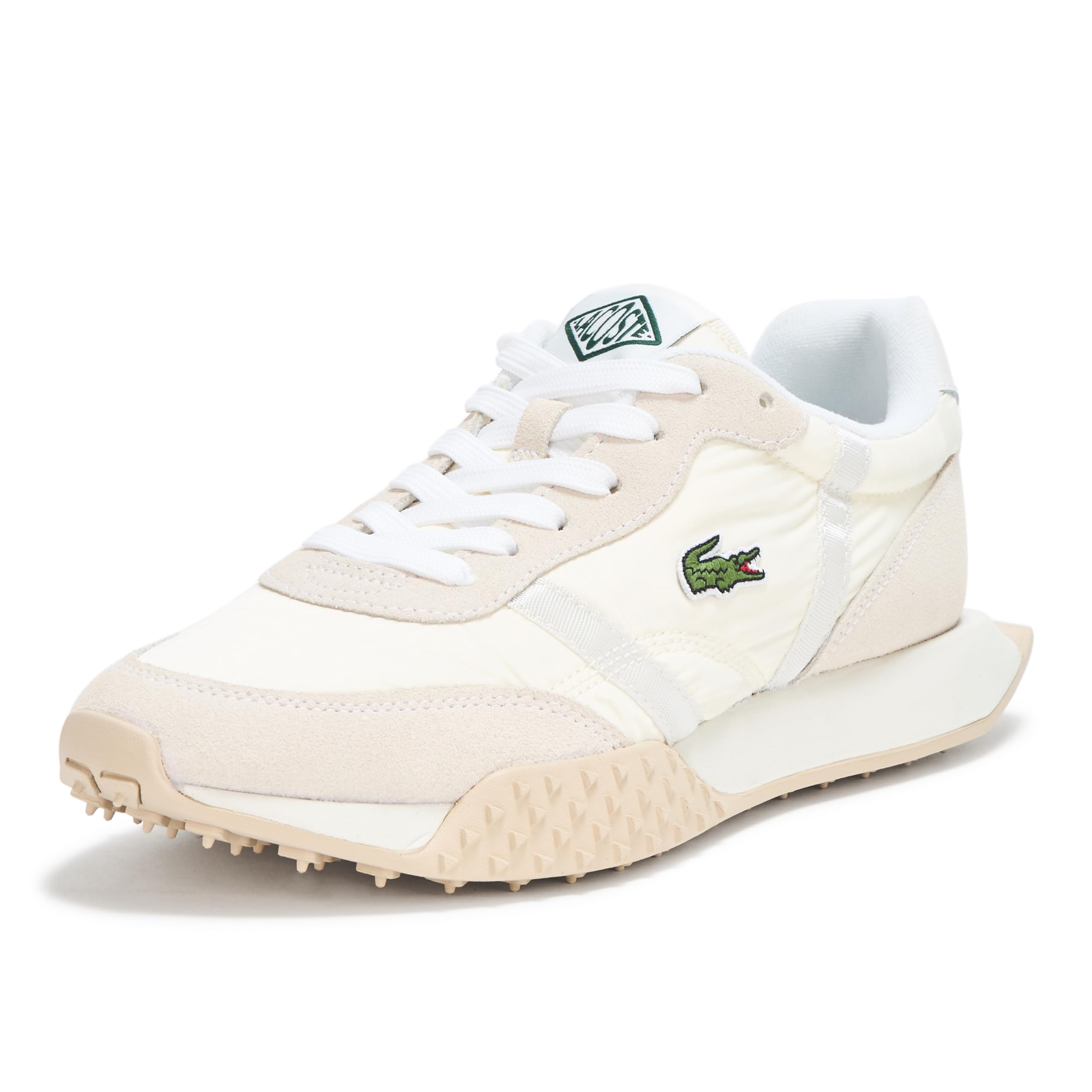 Lacoste Men’s L-Spin Evo Sneaker, Off White, 11