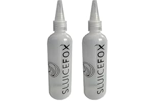 Sluice Fox Snifter Bottle for Gold Panning Mining and Prospecting; Plastic Cleanup Tool for paydirt fine Gold Recovery in Your Gold Prospecting Tool kit