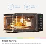 COMFEE' 20L Digital Microwave Oven 700W Inverter 6 Auto Menus Black view 8