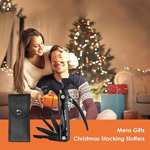 Gifts for Men,12-in-1 Hammer Multitool, Stocking Stuffers for Men,Christmas  Stocking Stuffers for Adults Dad H