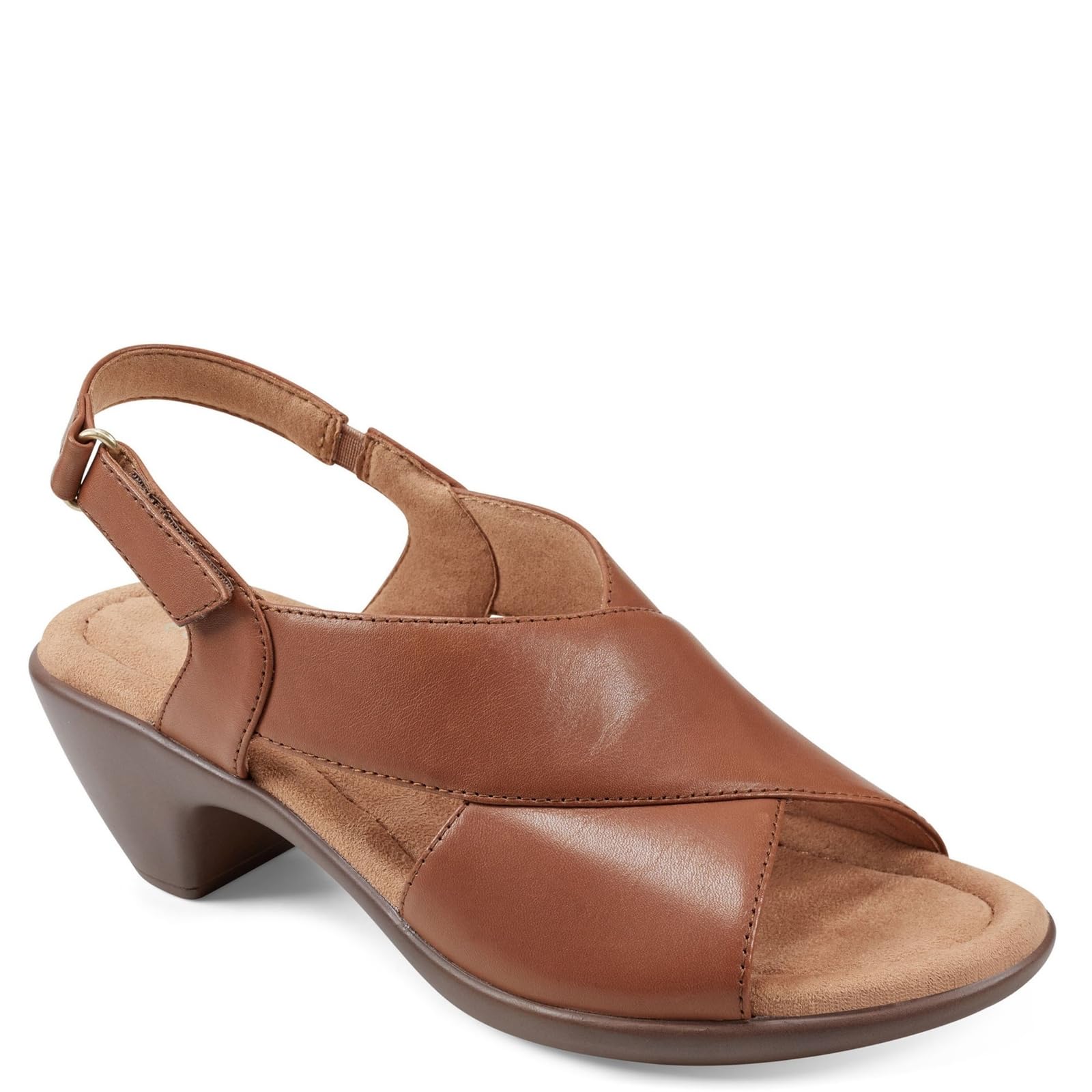 Easy Spirit Chantal Women’s Sandal, 12 B(M) US, Cognac
