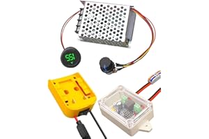 Power Wheel Battery Adapter Converter kit Fit for DeWalt 18V 20V Battery with Voltage Regulator Fuse and Wire Terminals, Upgr