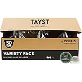 Tayst Coffee Pods, Variety Pack Assortment, K Cups Compatible with Keurig Coffee Maker, Sustainable Single Serve, Pack of 50