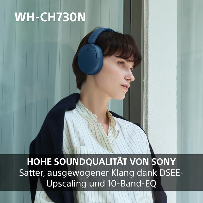 WH-CH730N Kabellose Noise Cancelling Kopfhörer - Schwarz