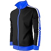SCREENSHOT Mens Hip Hop Premium Slim Fit Comfort Track Jacket - Athletic Fitness Fashion Urban Lifestyle Streetwear Top