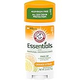 Arm & Hammer Essentials deodorant, crisp orange citrus, 2.5 ounce, 6 Count