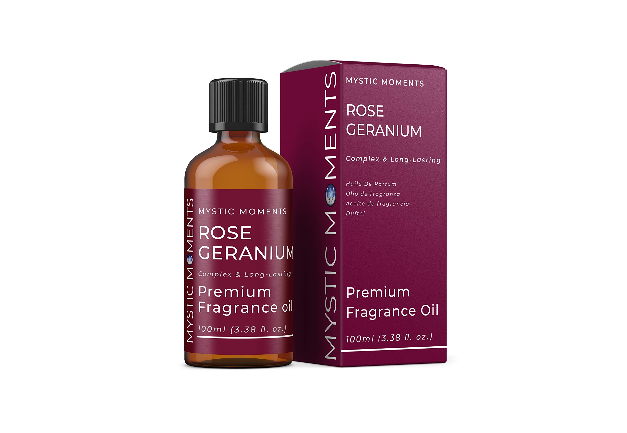 Mystic Moments | Rose Geranium Fragrance Oil - 100ml - Perfect for Soaps, Candles, Bath Bombs, Oil Burners, Diffusers and Skin & Hair Care Items โ image 1