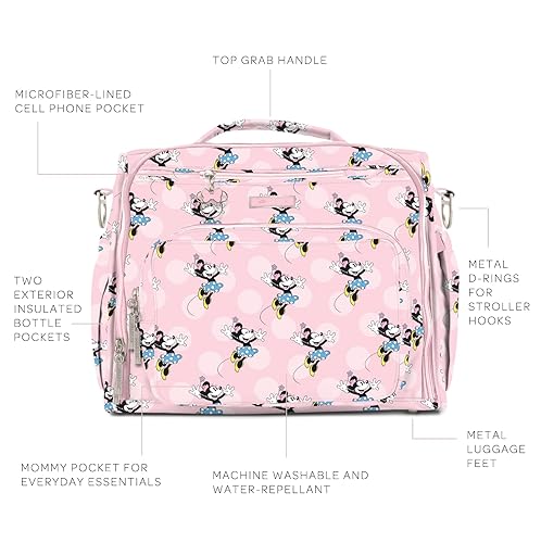 JuJuBe BFF Baby Diaper Bag Backpack Convertible Messenger Bag