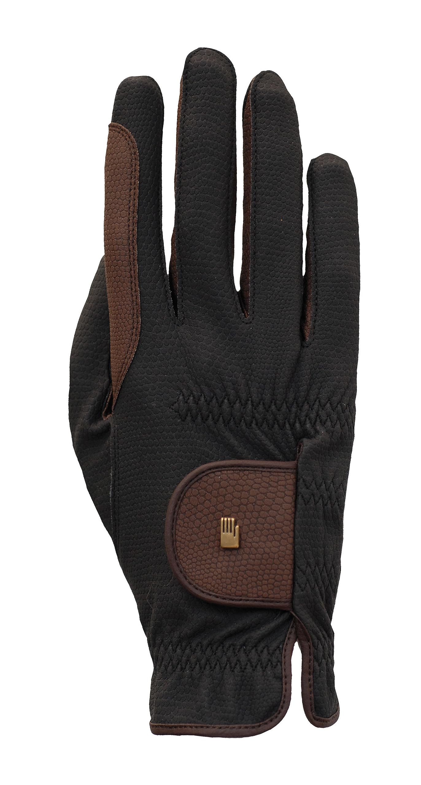 Roeckl Sports equestrian gloves MALTA WINTER, winter riding glove, black/mocha 7,5 — image 1
