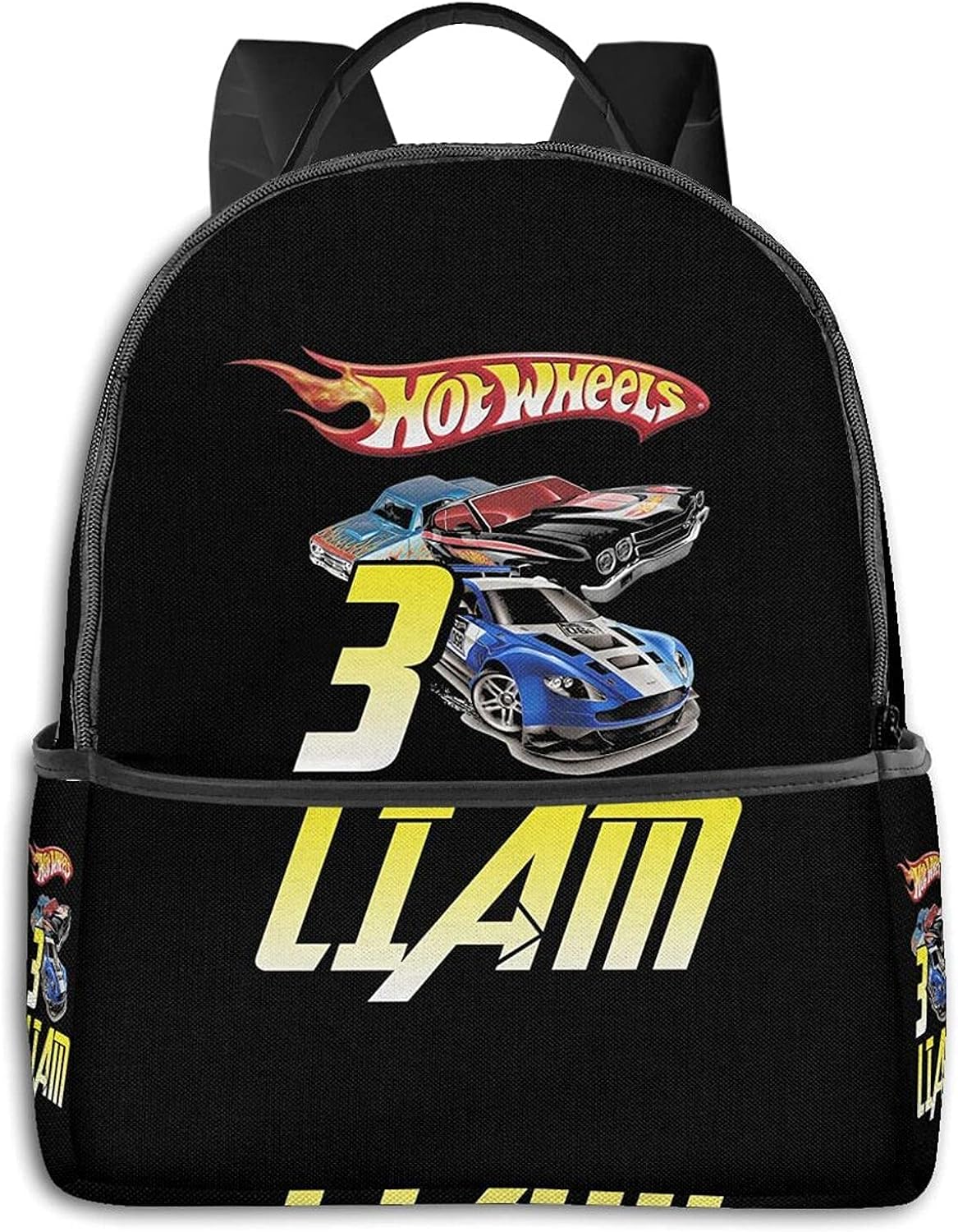 HOt Wheels School Backpack, Unisex Classic Basic Backpack School Bag