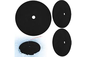 WAYBAS Ice Fishing Hole Covers, 12 Inch Ice Fishing Hole Insulator Ice Hole Covers Lid Ice Fish Tip Ups Ice Fishing Equipment Winter Fishing Accessories for Fish Houses