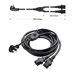 Cable Matters Computer Power Cord Splitter